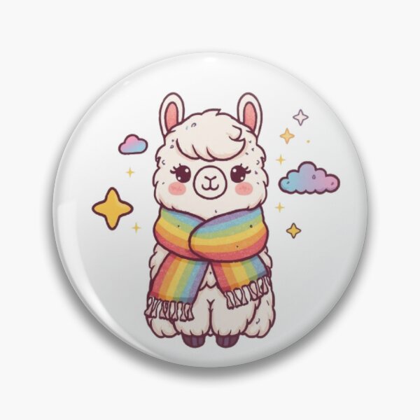 Item preview, Cute Rainbow Alpaca Kawaii Sticker | Colorful Pastel Alpaca Gift designed and sold by Stylestickers55.