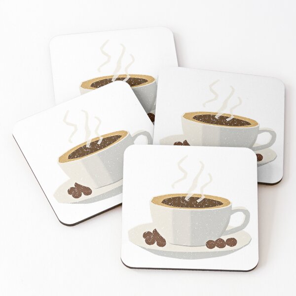 Item preview, Minimalist Steaming Coffee Cup designed and sold by Bright Stone .