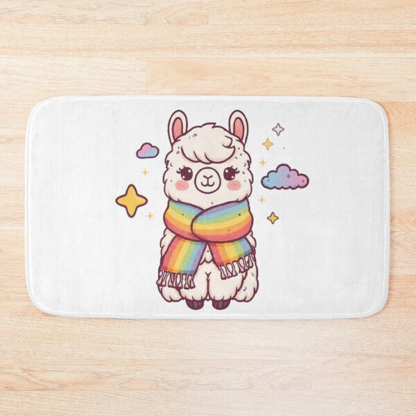 Item preview, Cute Rainbow Alpaca Kawaii Sticker | Colorful Pastel Alpaca Gift designed and sold by Stylestickers55.