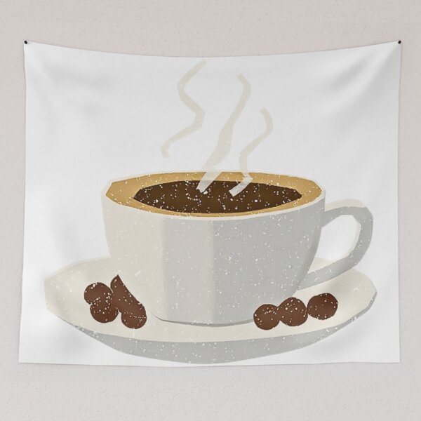 Item preview, Minimalist Steaming Coffee Cup designed and sold by Bright Stone .