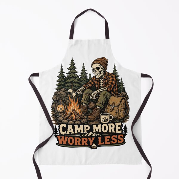 Item preview, Camping Skeleton designed and sold by wizooo411.
