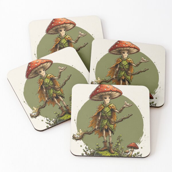 Item preview, Mushroom Traveler Fantasy Character designed and sold by VoxelEstudi0nic.