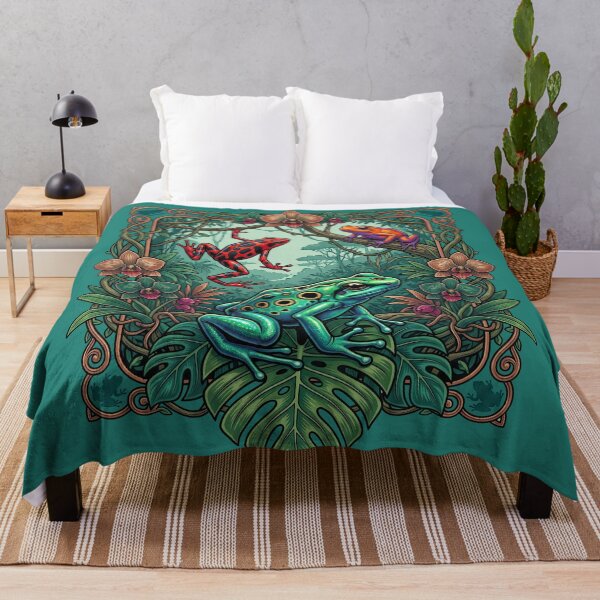 Item preview, Tropical Frogs And Insects Art Nouveau Jungle   designed and sold by TeeARTHY.