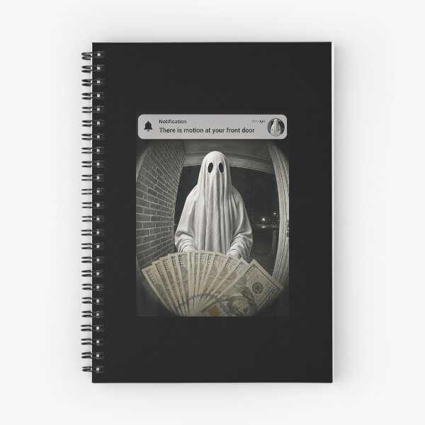 Item preview, Spooky Ghost Motion Front Door Alert Humor designed and sold by elderberry.