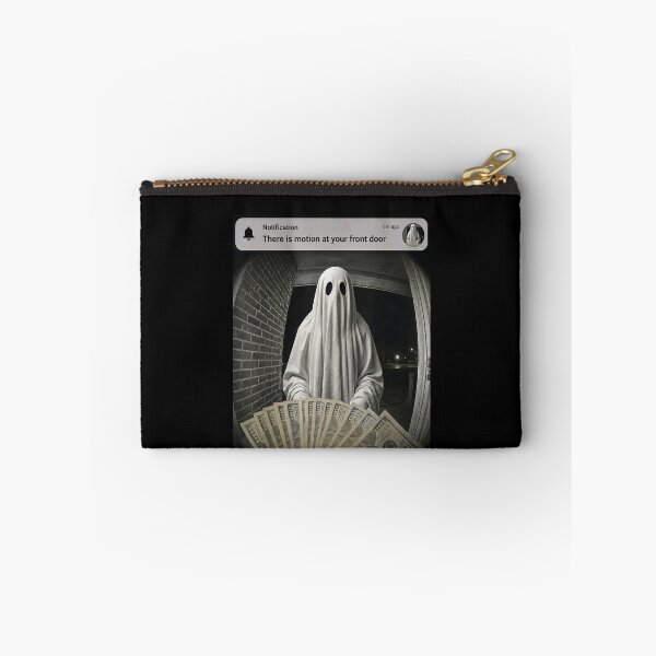 Item preview, Spooky Ghost Motion Front Door Alert Humor designed and sold by elderberry.
