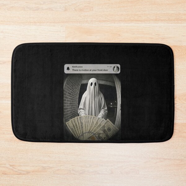Item preview, Spooky Ghost Motion Front Door Alert Humor designed and sold by elderberry.