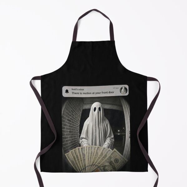 Item preview, Spooky Ghost Motion Front Door Alert Humor designed and sold by elderberry.