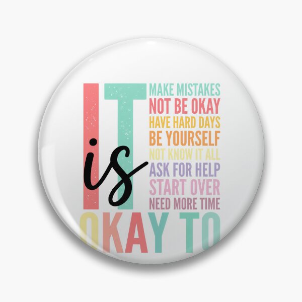 Item preview, Teacher Mental Health Its Okay Affirmation designed and sold by elderberry.