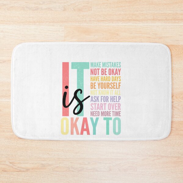 Item preview, Teacher Mental Health Its Okay Affirmation designed and sold by elderberry.