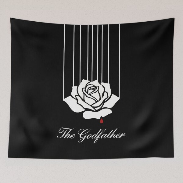 Item preview, Don Corleone White Rose Cinematic Noir Graphic designed and sold by Enea Kelo.