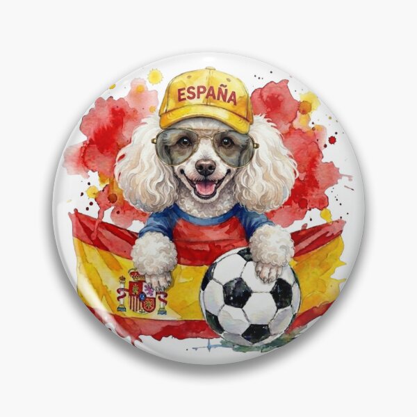 Item preview, Poodle World Cup Spain Suppawter designed and sold by The Suppawters.