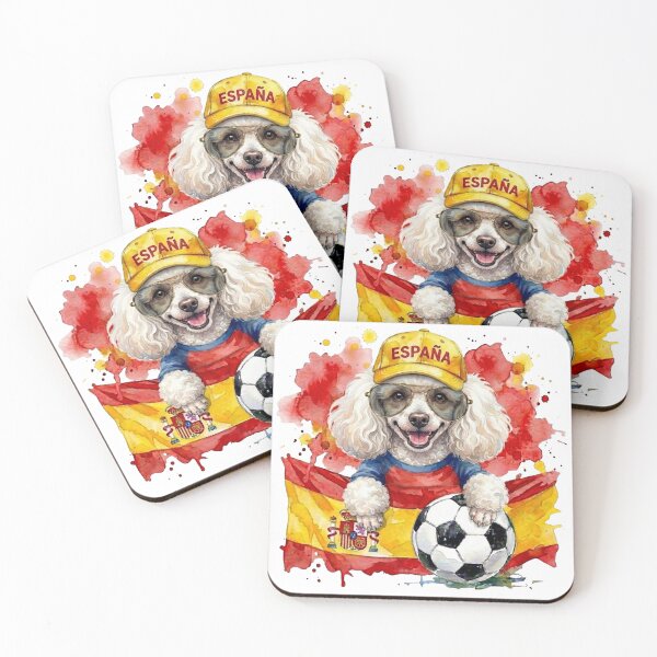 Item preview, Poodle World Cup Spain Suppawter designed and sold by The Suppawters.
