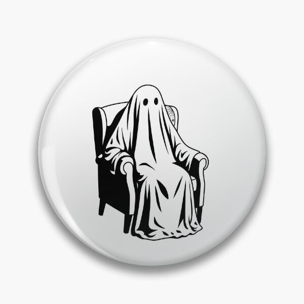 Item preview, Cozy Armchair Ghost Minimal Halloween Spooky designed and sold by elderberry.
