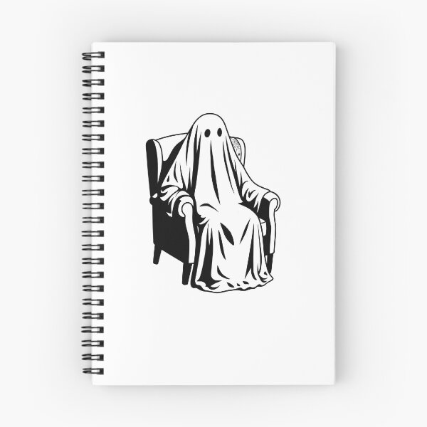 Item preview, Cozy Armchair Ghost Minimal Halloween Spooky designed and sold by elderberry.