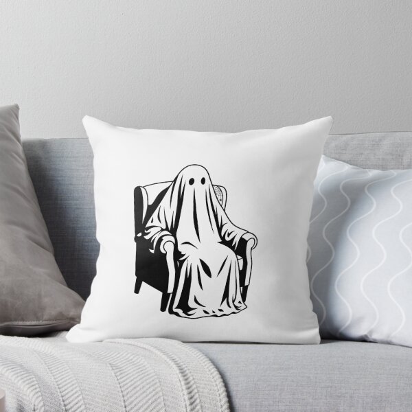 Item preview, Cozy Armchair Ghost Minimal Halloween Spooky designed and sold by elderberry.