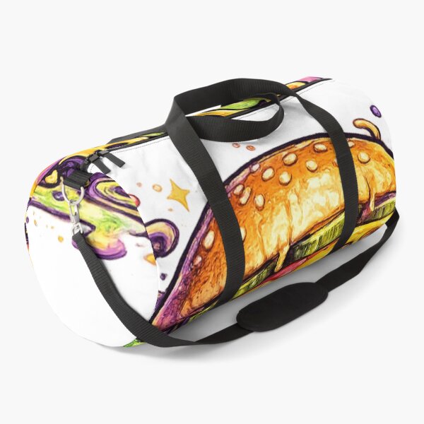 Item preview, Reality Burger: Psychedelic Trippy Neon Cheeseburger Surreal Groovy Art designed and sold by irfanshikh.