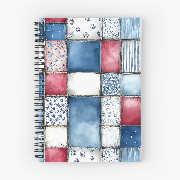 Item preview, Red, White, and Blue Patriotic Patchwork designed and sold by Boddicca.