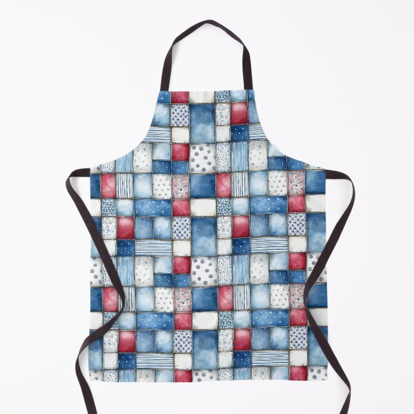 Item preview, Red, White, and Blue Patriotic Patchwork designed and sold by Boddicca.