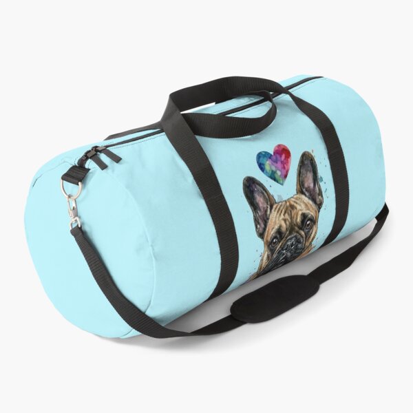 Item preview, Minimalist Fawn French Bulldog With Heart – Vintage Dog Lover Aesthetic Art designed and sold by shallia.
