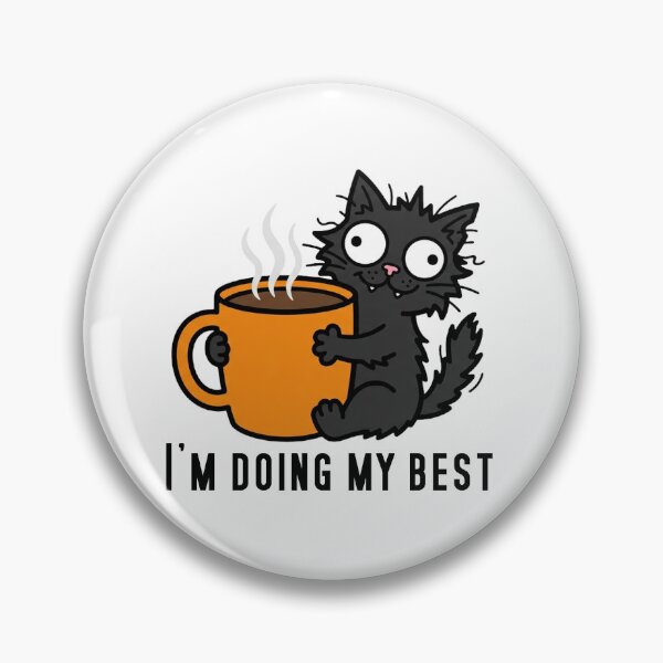 Item preview, caffeinated chaos cat designed and sold by CatstheticShop1.