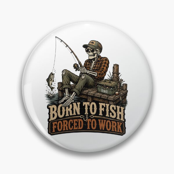 Item preview, Fishing Skeleton designed and sold by wizooo411.