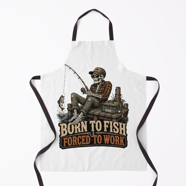 Item preview, Fishing Skeleton designed and sold by wizooo411.