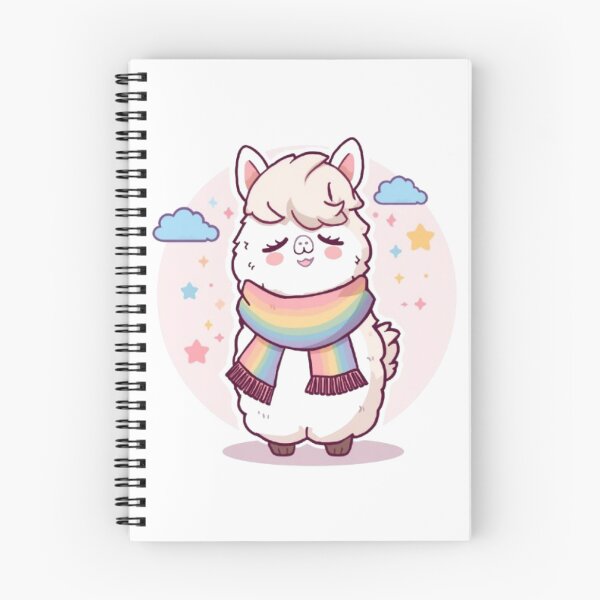 Item preview, Adorable Rainbow Alpaca Sticker | Cute Kawaii Llama Design designed and sold by Stylestickers55.