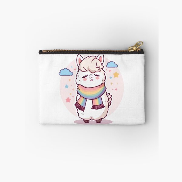 Item preview, Adorable Rainbow Alpaca Sticker | Cute Kawaii Llama Design designed and sold by Stylestickers55.