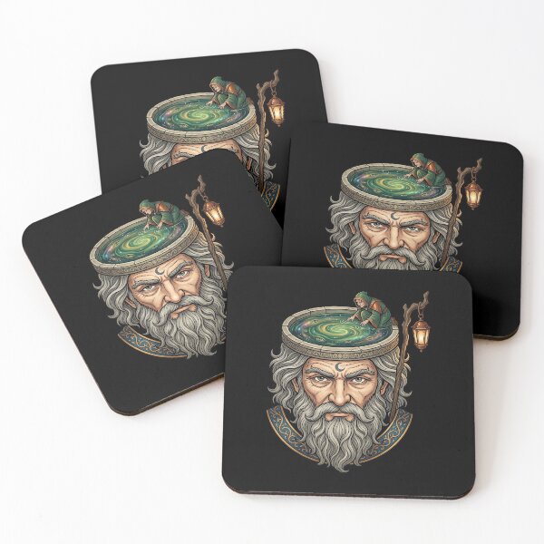 Item preview, Old Wizard With Frog On Hat Fantasy   designed and sold by TeeARTHY.