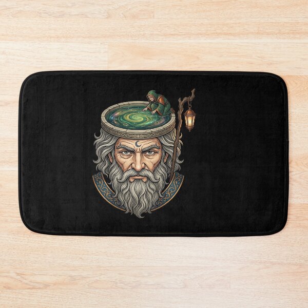 Item preview, Old Wizard With Frog On Hat Fantasy   designed and sold by TeeARTHY.