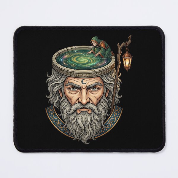 Item preview, Old Wizard With Frog On Hat Fantasy   designed and sold by TeeARTHY.