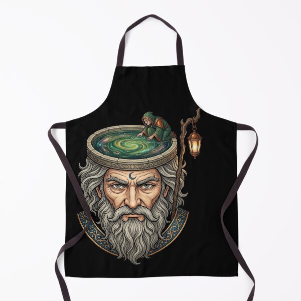 Item preview, Old Wizard With Frog On Hat Fantasy designed and sold by TeeARTHY.