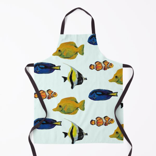 Item preview, Fish Friends: Yellow Tang, Blue Tang, Clownfish, Moorish Idol designed and sold by Mushroom-Lad.