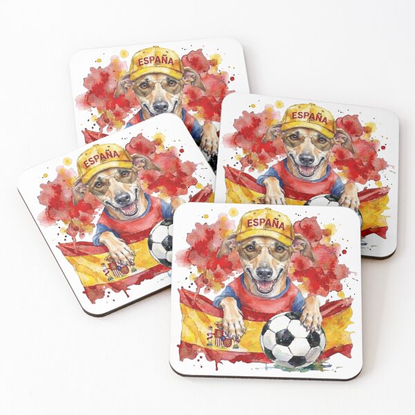 Item preview, Galgo Espanol greyhound World Cup Spain Suppawter designed and sold by The Suppawters.