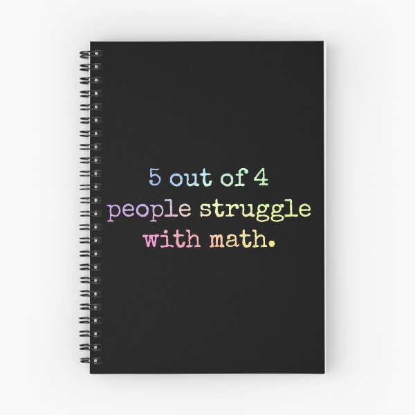 Item preview, 5 Out of 4 People Struggle with Math Funny Gift for Women designed and sold by ScienceCorner.