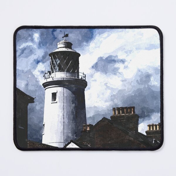 Item preview, Sinister and stormy Southwold Lighthouse water colour designed and sold by stevepaint.