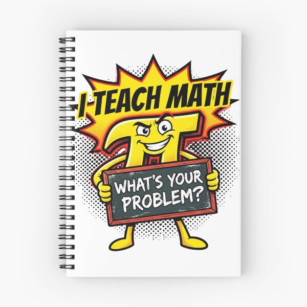 Item preview, I Teach Math Funny Teacher Pun designed and sold by RedRockArtUt.