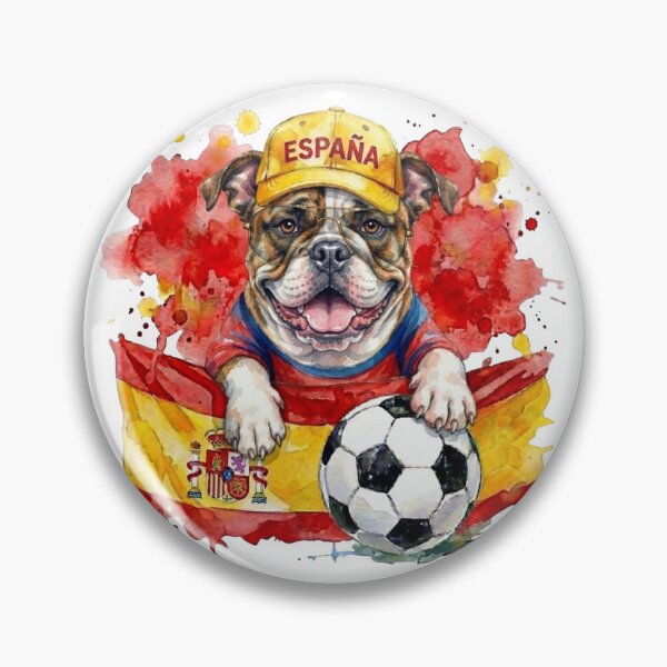 Item preview, Bulldog World Cup Spain Suppawter designed and sold by The Suppawters.