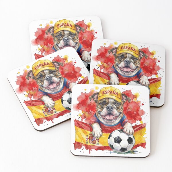 Item preview, Bulldog World Cup Spain Suppawter designed and sold by The Suppawters.