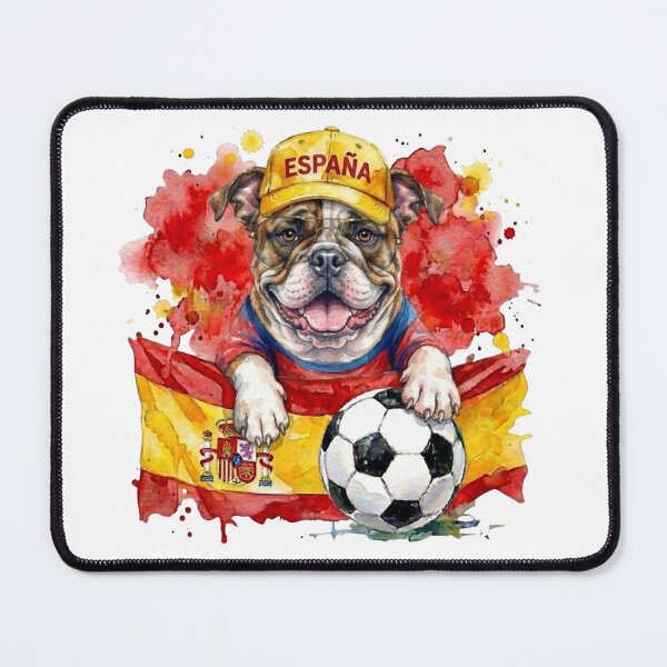 Item preview, Bulldog World Cup Spain Suppawter designed and sold by The Suppawters.