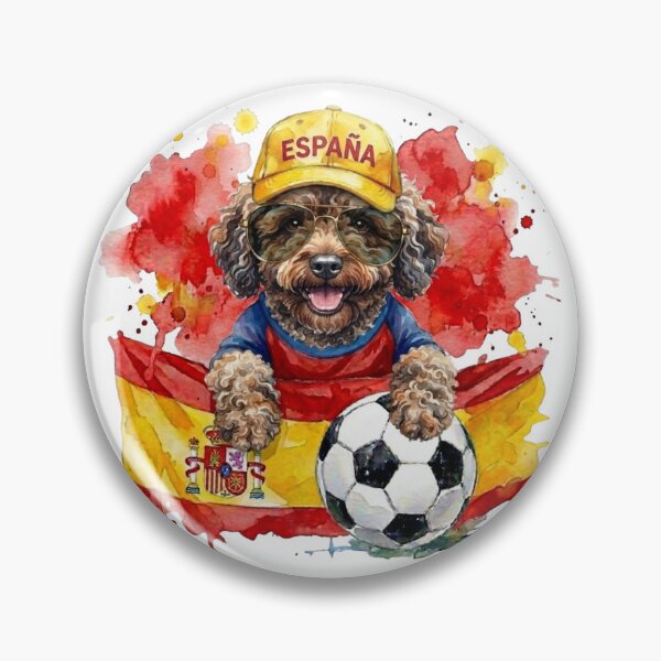 Item preview, Spanish water dog World Cup Spain Suppawter designed and sold by The Suppawters.