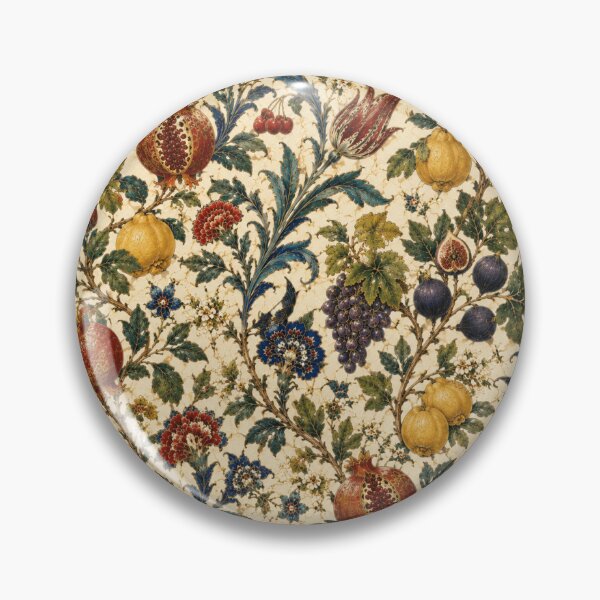 Item preview, Ottoman Botanical Fruit Garden Seamless Pattern designed and sold by PatternFranzy.