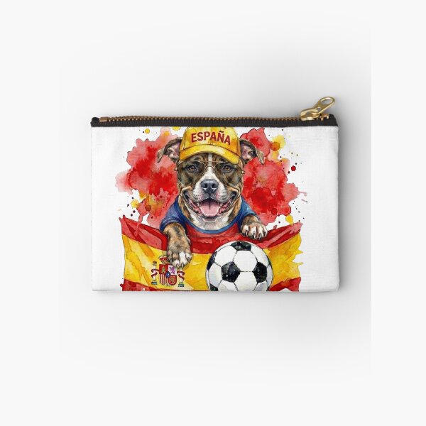 Item preview, Staffie Staffordshire bull terrier World Cup Spain Suppawter designed and sold by The Suppawters.