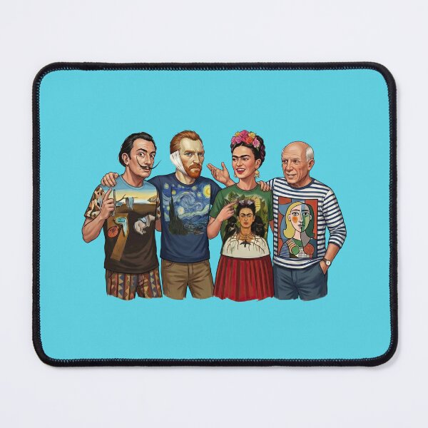 Item preview, Salvador Dali Vincent Van Gogh Frida Kahlo Pablo Picasso Art Tshirts designed and sold by TeeARTHY.