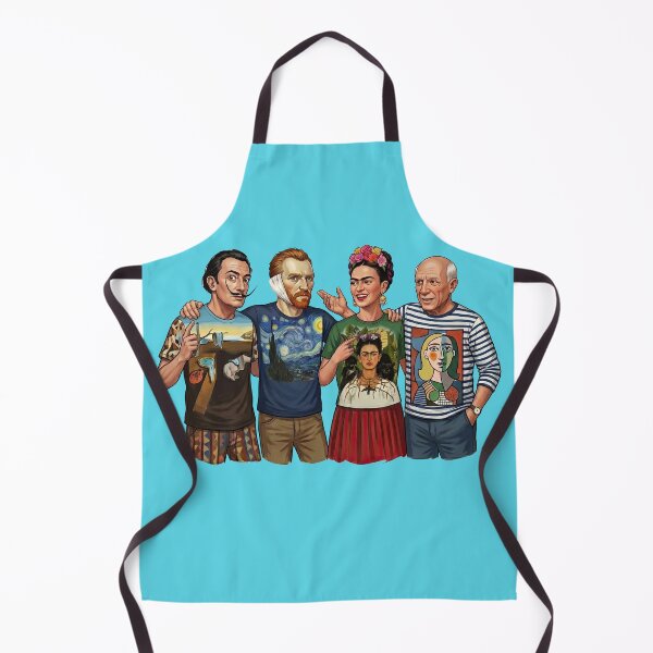 Item preview, Salvador Dali Vincent Van Gogh Frida Kahlo Pablo Picasso Art Tshirts designed and sold by TeeARTHY.