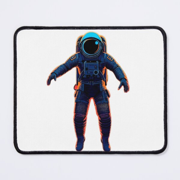 Item preview, Neon Astronaut in Deep Space Art designed and sold by CosmicNeonGear.