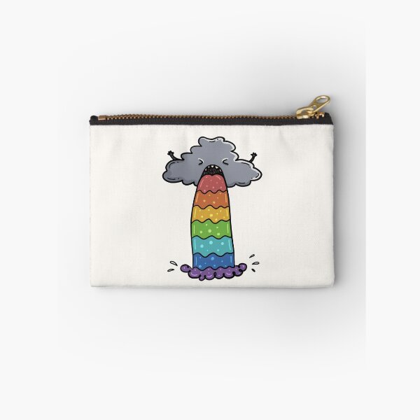Item preview, Funny Rainbow Vomit Cloud Cartoon | Cute Weird Rainbow Puke Illustration designed and sold by Aida Drogan.