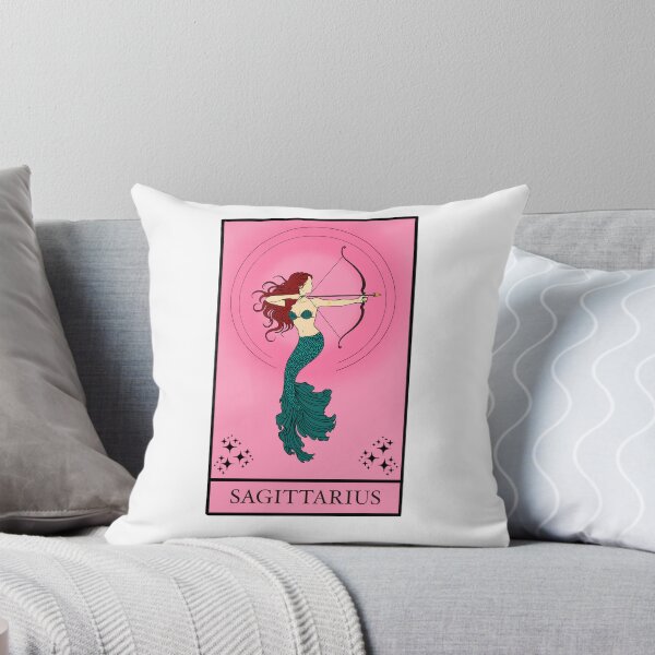 Item preview, Redhead Sagittarius mermaid tarot designed and sold by Designsbyleahhh.