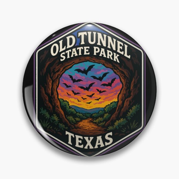 Item preview, Old Tunnel State Park Texas Trippy Art Travel designed and sold by TomFrontierArt.