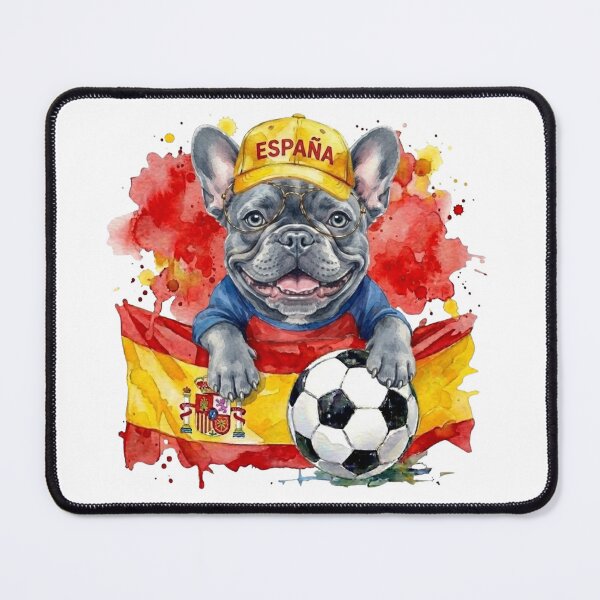 Item preview, French bulldog Frenchie World Cup Spain Suppawter designed and sold by The Suppawters.